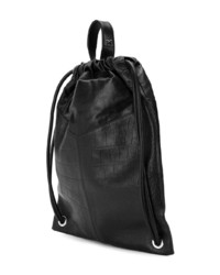 Мужской черный кожаный рюкзак от Jimmy Choo