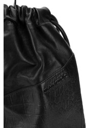 Мужской черный кожаный рюкзак от Jimmy Choo