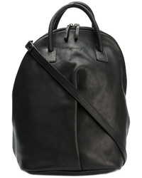 Женский черный кожаный рюкзак от Marsèll