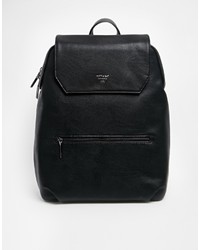 Женский черный кожаный рюкзак от Matt & Nat