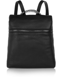 Женский черный кожаный рюкзак от MCQ