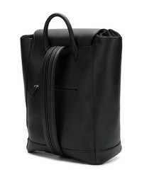 Мужской черный кожаный рюкзак от Montblanc