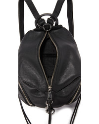 Женский черный кожаный рюкзак от Rebecca Minkoff