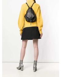 Женский черный кожаный рюкзак от Rebecca Minkoff