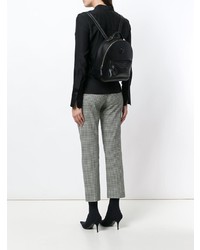 Женский черный кожаный рюкзак от Versace