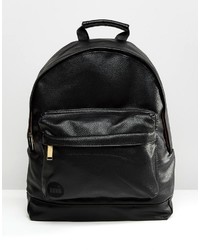Женский черный кожаный рюкзак от Mi-pac