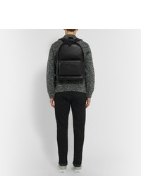 Мужской черный кожаный рюкзак от Michael Kors