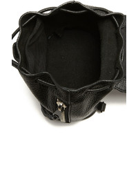 Женский черный кожаный рюкзак от Rebecca Minkoff