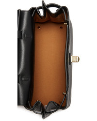 Женский черный кожаный рюкзак от MCM