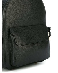 Мужской черный кожаный рюкзак от Buscemi