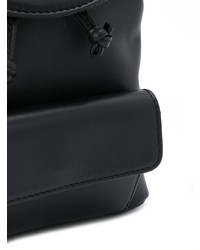 Женский черный кожаный рюкзак от M2Malletier