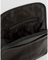 Женский черный кожаный рюкзак от Asos