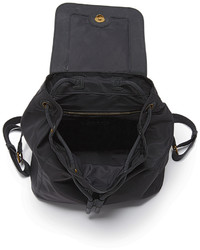 Женский черный кожаный рюкзак от Kate Spade