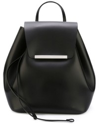 Женский черный кожаный рюкзак от No.21