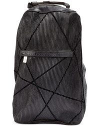 Женский черный кожаный рюкзак от Numero 10