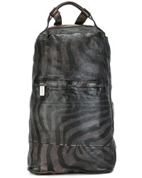 Женский черный кожаный рюкзак от Numero 10