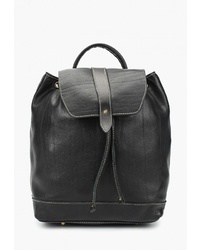 Женский черный кожаный рюкзак от Olio Rosti
