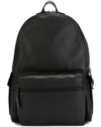 Женский черный кожаный рюкзак от Orciani