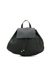 Женский черный кожаный рюкзак от Orciani