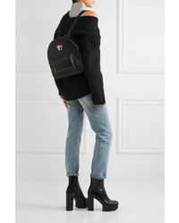 Женский черный кожаный рюкзак от Versace