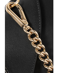 Женский черный кожаный рюкзак от Versace