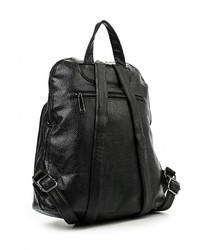 Женский черный кожаный рюкзак от Paolo