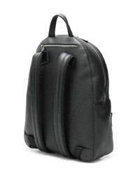 Мужской черный кожаный рюкзак от Montblanc