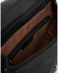 Женский черный кожаный рюкзак от Fiorelli