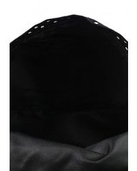 Женский черный кожаный рюкзак от Pola