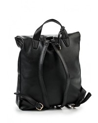 Женский черный кожаный рюкзак от Pola