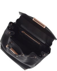 Женский черный кожаный рюкзак от Alexander Wang