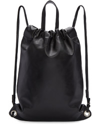 Женский черный кожаный рюкзак от Robert Clergerie