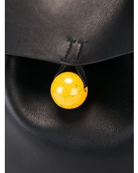 Женский черный кожаный рюкзак от Corto Moltedo