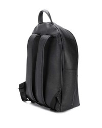 Мужской черный кожаный рюкзак от Calvin Klein