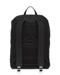 Мужской черный кожаный рюкзак от Prada