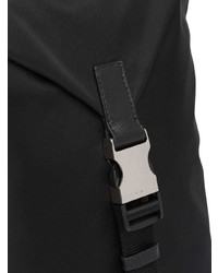 Мужской черный кожаный рюкзак от Prada