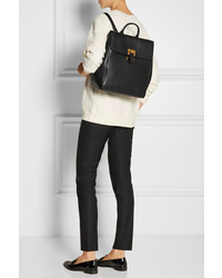 Женский черный кожаный рюкзак от Sophie Hulme