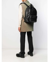 Мужской черный кожаный рюкзак от Maison Margiela