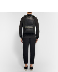 Мужской черный кожаный рюкзак от Alexander McQueen