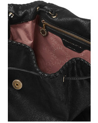 Женский черный кожаный рюкзак от Stella McCartney