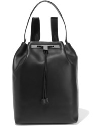 Женский черный кожаный рюкзак от The Row