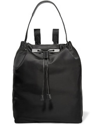 Женский черный кожаный рюкзак от The Row
