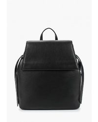 Женский черный кожаный рюкзак от Tivalini