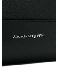 Мужской черный кожаный рюкзак от Alexander McQueen