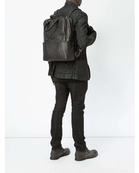 Мужской черный кожаный рюкзак от Cornelian Taurus By Daisuke Iwanaga