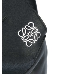 Мужской черный кожаный рюкзак от Loewe