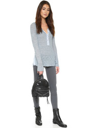 Женский черный кожаный рюкзак от Botkier