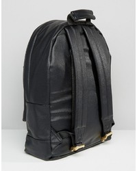 Мужской черный кожаный рюкзак от Mi-Pac