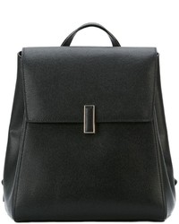 Женский черный кожаный рюкзак от Valextra