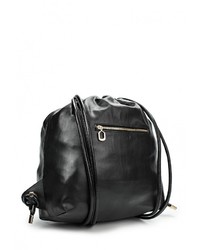 Женский черный кожаный рюкзак от Vitacci